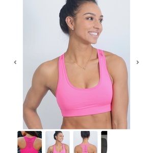 Hot Pink Bomber Bra